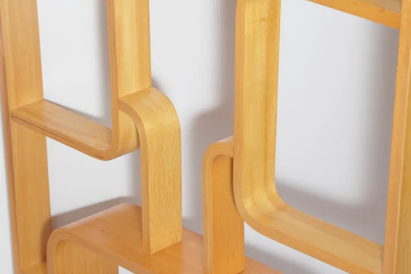Pamono Mid-Century Wall or Room Dividers by Ludvik Volak for Drevopodnik Holesov, 1970s, Set of 2
