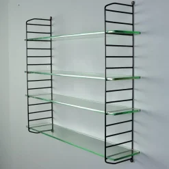 Pamono Mid-Century Wall-Mounted Bookcase, 1960s> Shelves & Wall Units