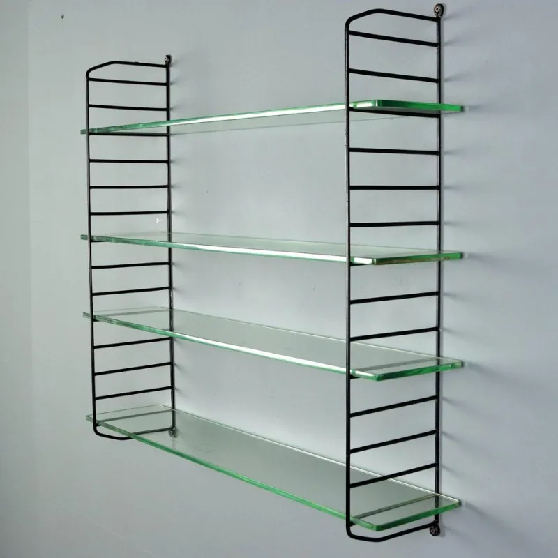 Pamono Mid-Century Wall-Mounted Bookcase, 1960s> Shelves & Wall Units