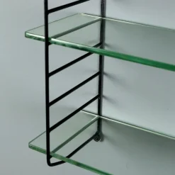 Pamono Mid-Century Wall-Mounted Bookcase, 1960s><noscript><img width=