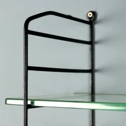 Pamono Mid-Century Wall-Mounted Bookcase, 1960s><noscript><img width=