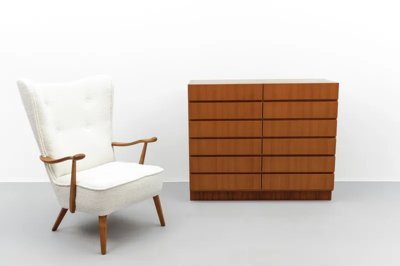 Discount Pamono Mid-Century Walnut Chest of Drawers, 1960s