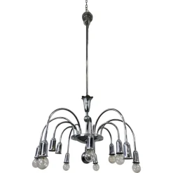 Discount Pamono Mid-Century Waterfall Chandelier, 1950s
