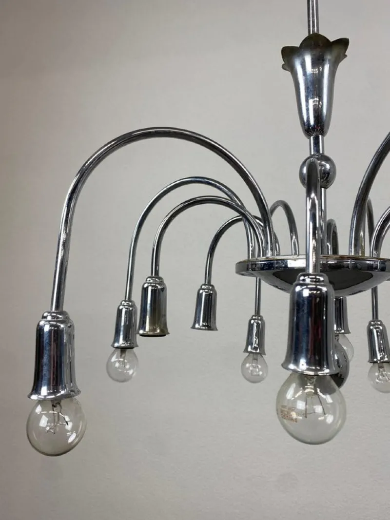 Discount Pamono Mid-Century Waterfall Chandelier, 1950s