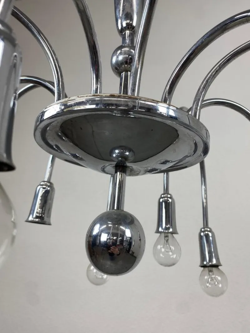 Discount Pamono Mid-Century Waterfall Chandelier, 1950s