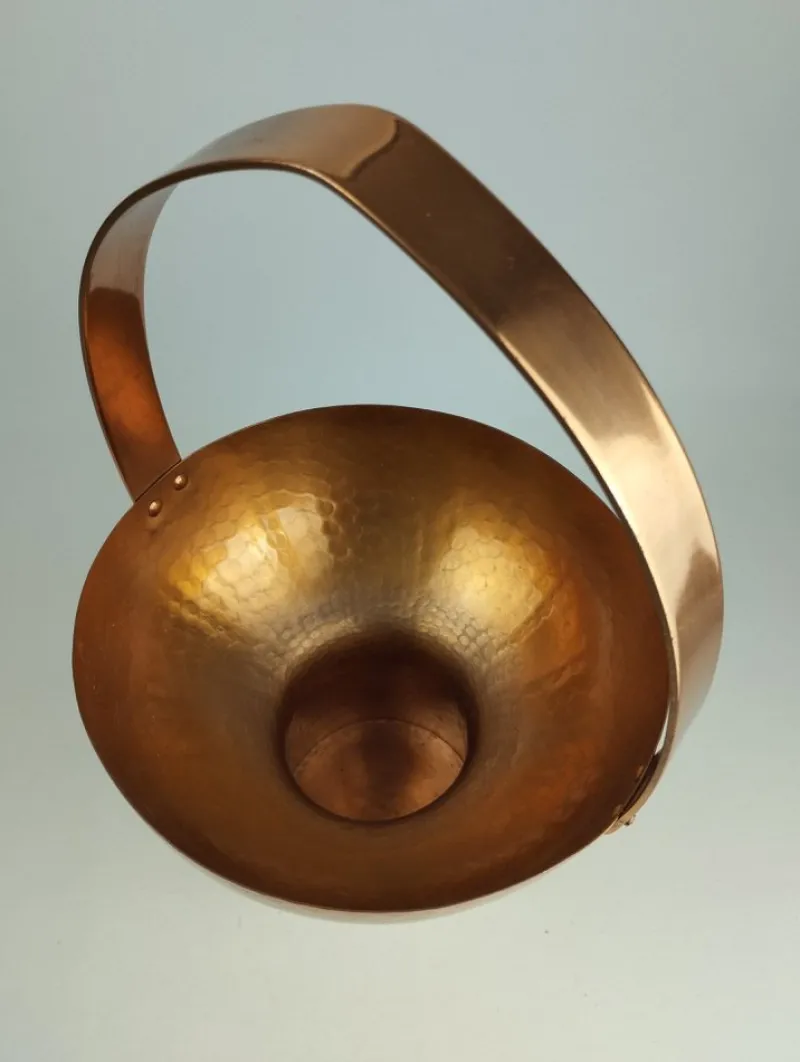 Pamono Mid-Century Wine Cooler in Copper by Eugen Zint, 1960s> Ice Buckets & Wine Coolers