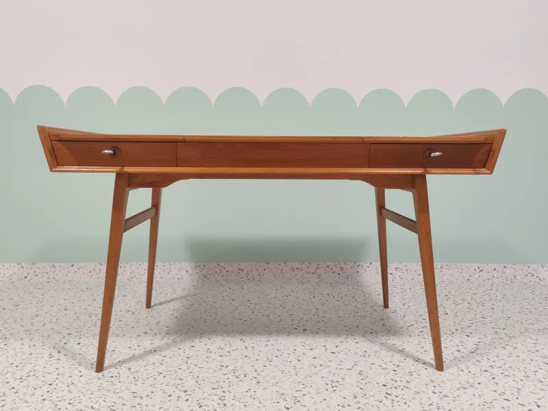 Discount Pamono Mid-Century Wooden Desk, 1950s