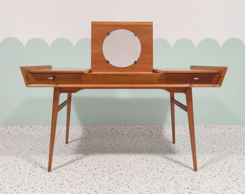 Discount Pamono Mid-Century Wooden Desk, 1950s