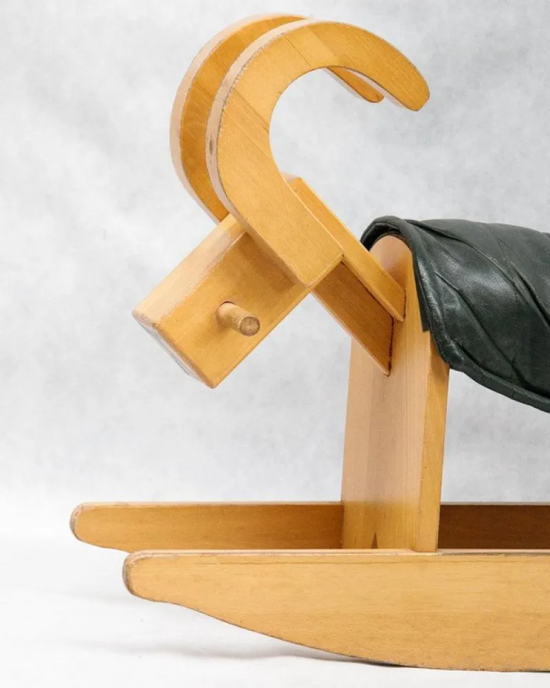 Online Pamono Mid-Century Wooden Rocking Billy Goat, 1960s