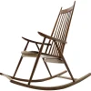 Pamono Mid-Century Wooden Scandinavian Style Rocking Chair, 1960s> Rocking Chairs