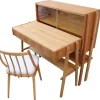 Pamono Mid-Century Writing Commode, Bookshelf and Chair, 1970s, Set of 3> Secretaires