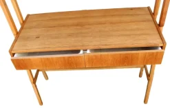 Pamono Mid-Century Writing Commode, Bookshelf and Chair, 1970s, Set of 3><noscript><img width=