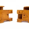 Best Pamono Mid-20th Century Art Deco Bedside Tables, Poland, 1940s, Set of 2