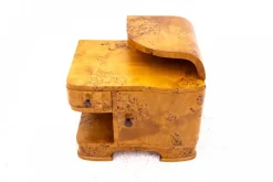 Best Pamono Mid-20th Century Art Deco Bedside Tables, Poland, 1940s, Set of 2