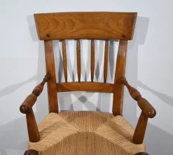 Pamono Mid-19th Century Childrens High Chair in Cherrywood><noscript><img width=