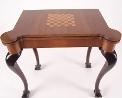 Pamono Mid-19th Century English Style Walnut Card Table> Game Tables