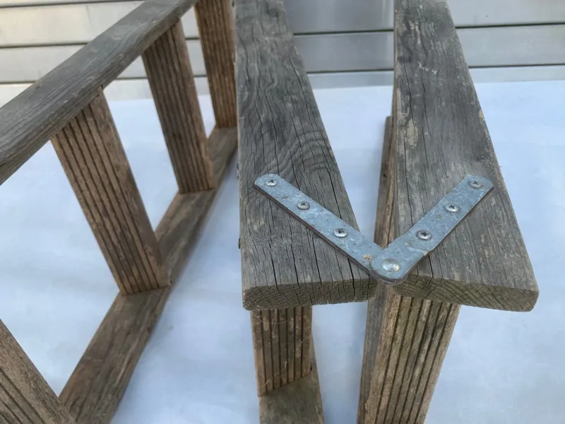 Pamono Mid-20th Century Wooden Folding Attic Ladder, 1940s> Architectural Elements