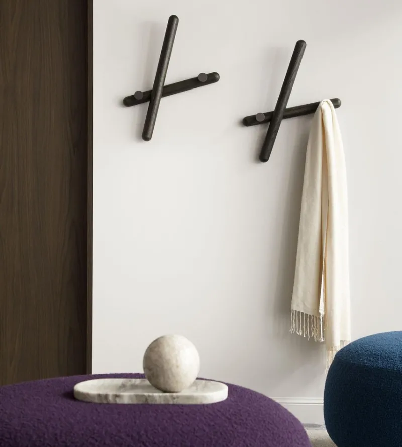 Best Pamono Mikado Laguna Oak Wall Coat Rack by Morica Design