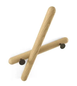 Pamono Mikado Oak Wall Coat Rack by Morica Design><noscript><img width=