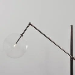 Pamono Milan 1 Arm Black Gunmetal Floor Lamp by Schwung