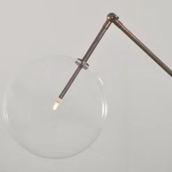 Pamono Milan 1 Arm Brass Floor Lamp by Schwung><noscript><img width=