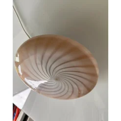 Pamono Milky-White and Beige Swirls Murano Glass Flush Mount by Simoeng><noscript><img width=