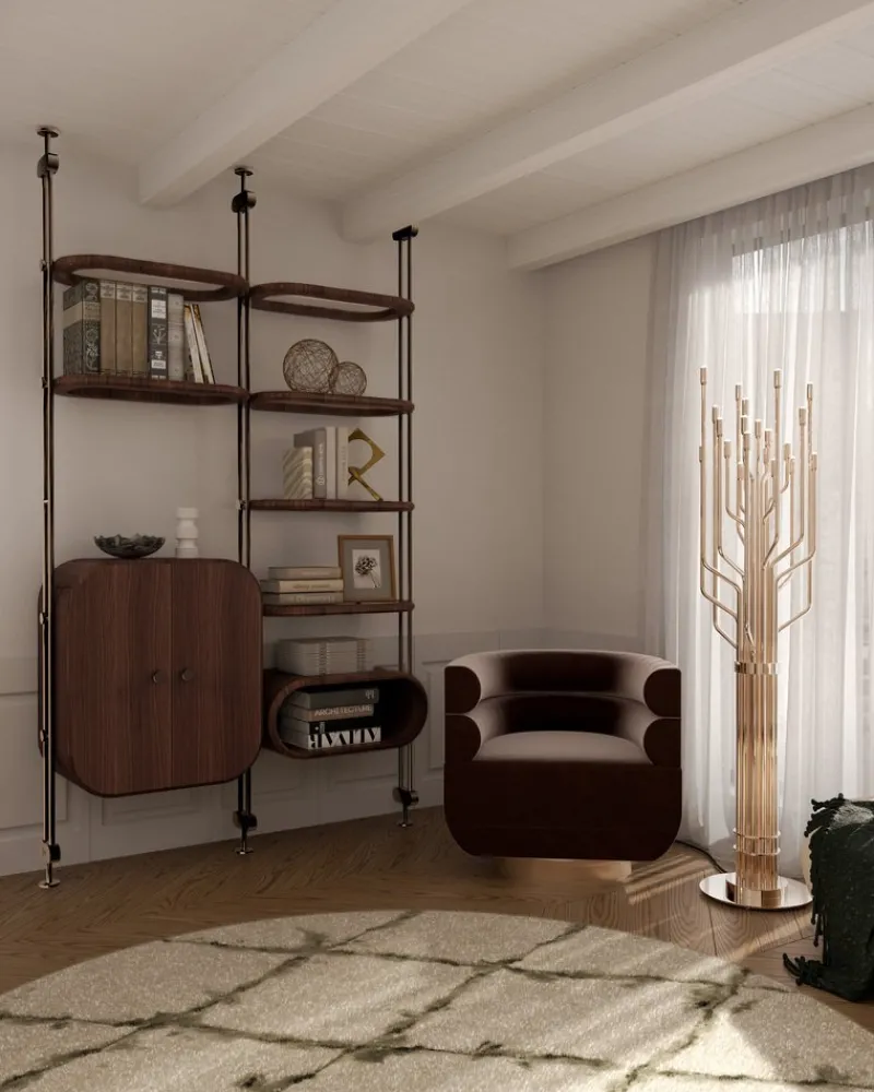 Pamono Minelli Bookcase by Essential Home> Storage