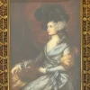 Outlet Pamono Miniature of Mrs Siddons, 19th Century, Painting, Framed