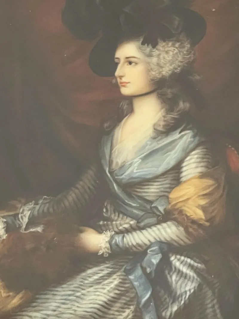 Outlet Pamono Miniature of Mrs Siddons, 19th Century, Painting, Framed