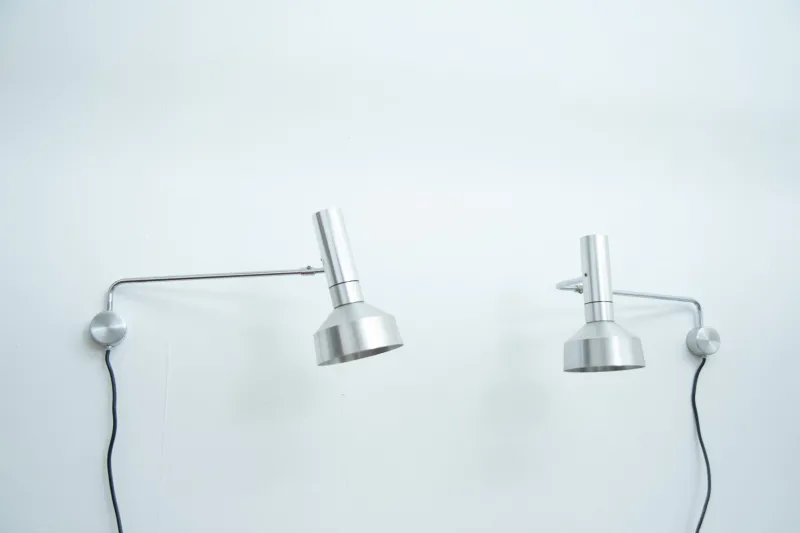 Pamono Minilux Wall Lights by Rosemarie & Rico Baltensweiler for Baltensweiler, 1960s, Set of 2> Wall Lights & Sconces