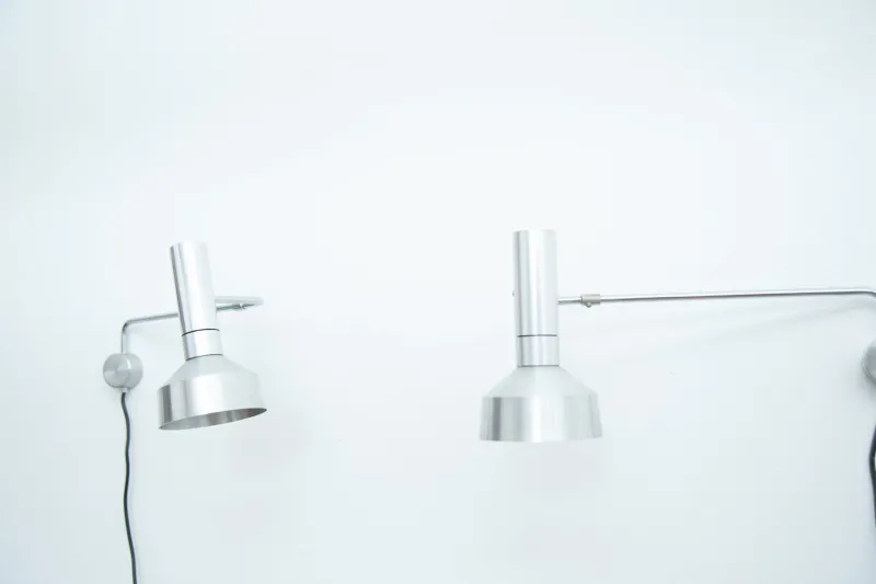 Pamono Minilux Wall Lights by Rosemarie & Rico Baltensweiler for Baltensweiler, 1960s, Set of 2> Wall Lights & Sconces