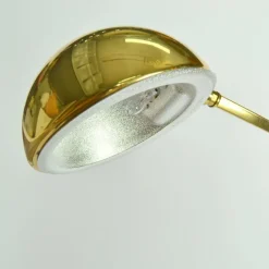 Pamono Minimal Brass Counter Balance Floor Lamp from Sölken Leuchten, 1970s><noscript><img width=