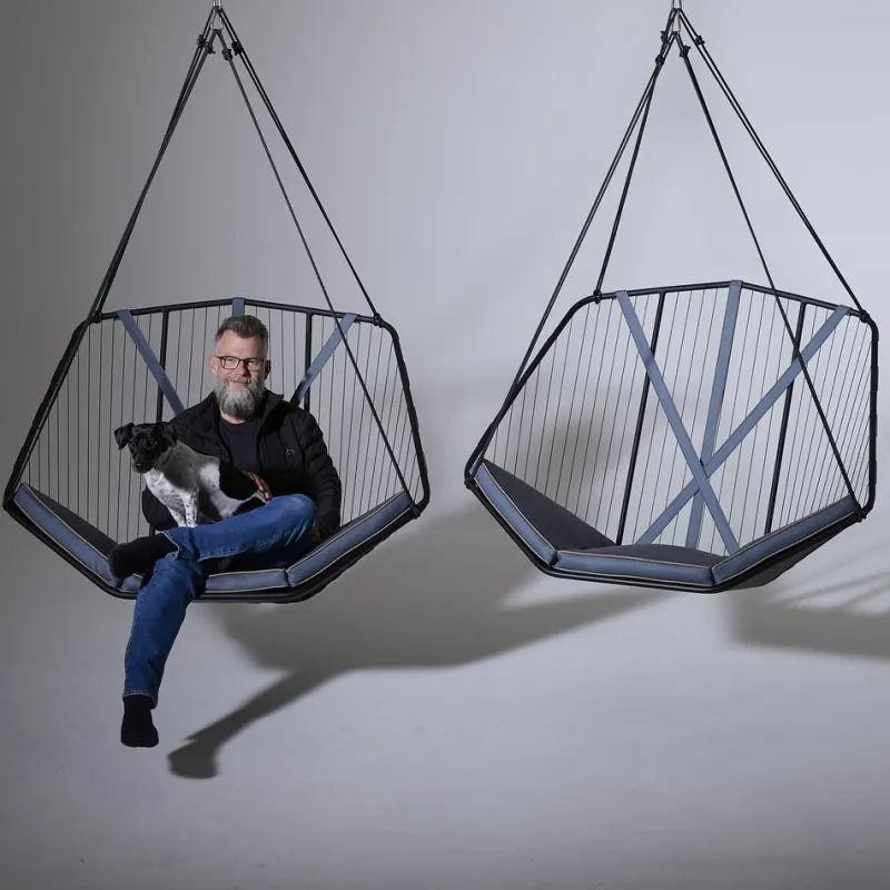 Sale Pamono Minimal Outdoor Hanging Swing Chair from Studio Stirling