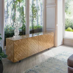 Pamono Minimal Wood Sideboard by Lola Glamour><noscript><img width=