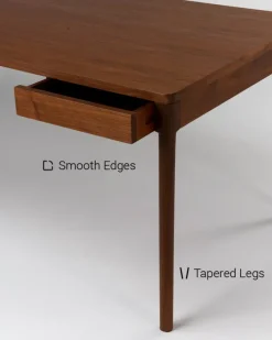 Outlet Pamono Minimalist Modern Work Desk in Walnut by Pedro Sotomayor