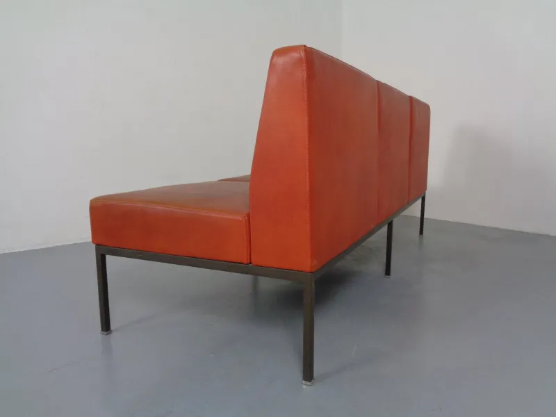 Pamono Minimalist 3-Seater Bench, 1960s