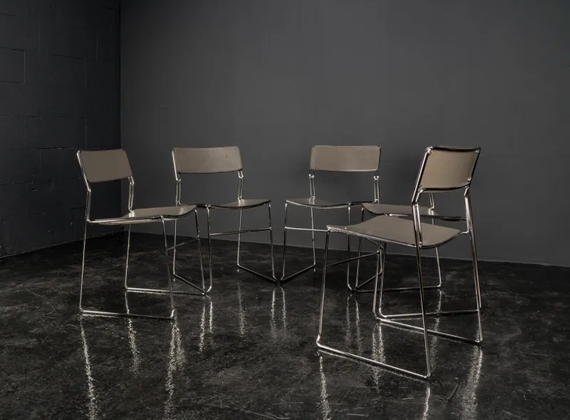 Pamono Minimalist Sultana Dining Chairs from Arrben, Italy, 1970s> Side Chairs & Dining Chairs