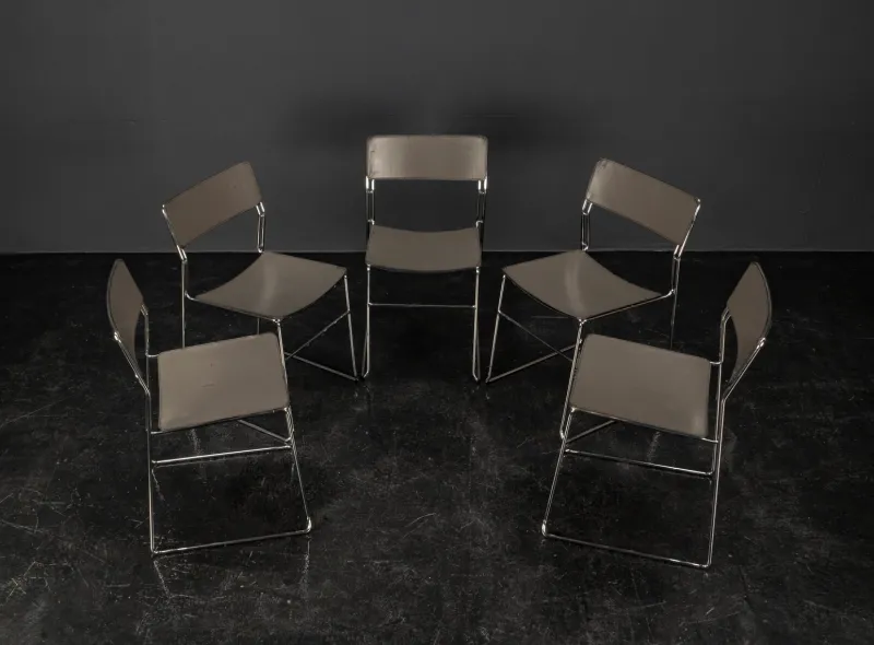 Pamono Minimalist Sultana Dining Chairs from Arrben, Italy, 1970s> Side Chairs & Dining Chairs