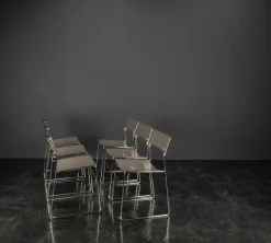 Pamono Minimalist Sultana Dining Chairs from Arrben, Italy, 1970s><noscript><img width=