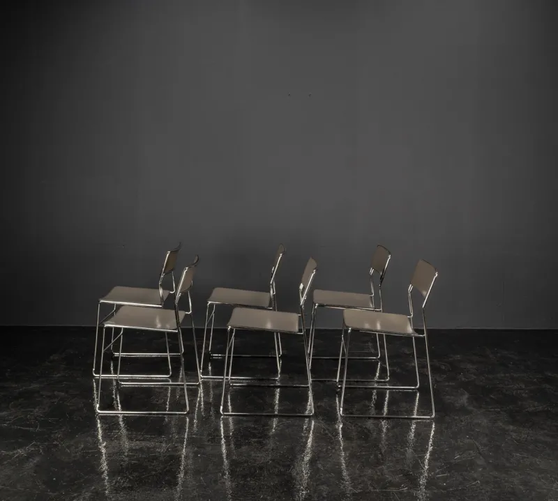 Pamono Minimalist Sultana Dining Chairs from Arrben, Italy, 1970s> Side Chairs & Dining Chairs