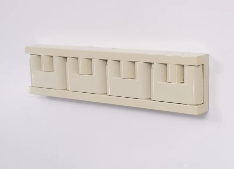 New Pamono Minivip Wall Coat Rack by Benanti and Brunori for Velca Legano, Italy, 1970s