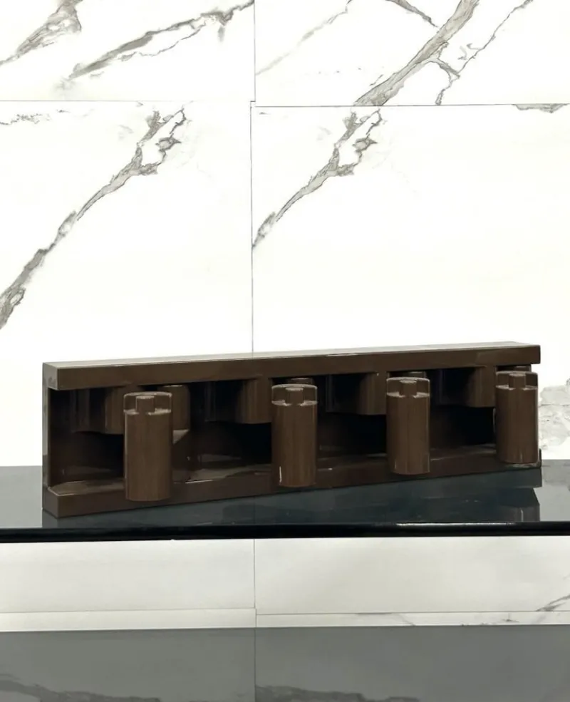 Pamono Minivip Wall-Mounted Coat Rack attributed to Benanti and Brunori for Velca Legnano, 1970> Shelves & Wall Units