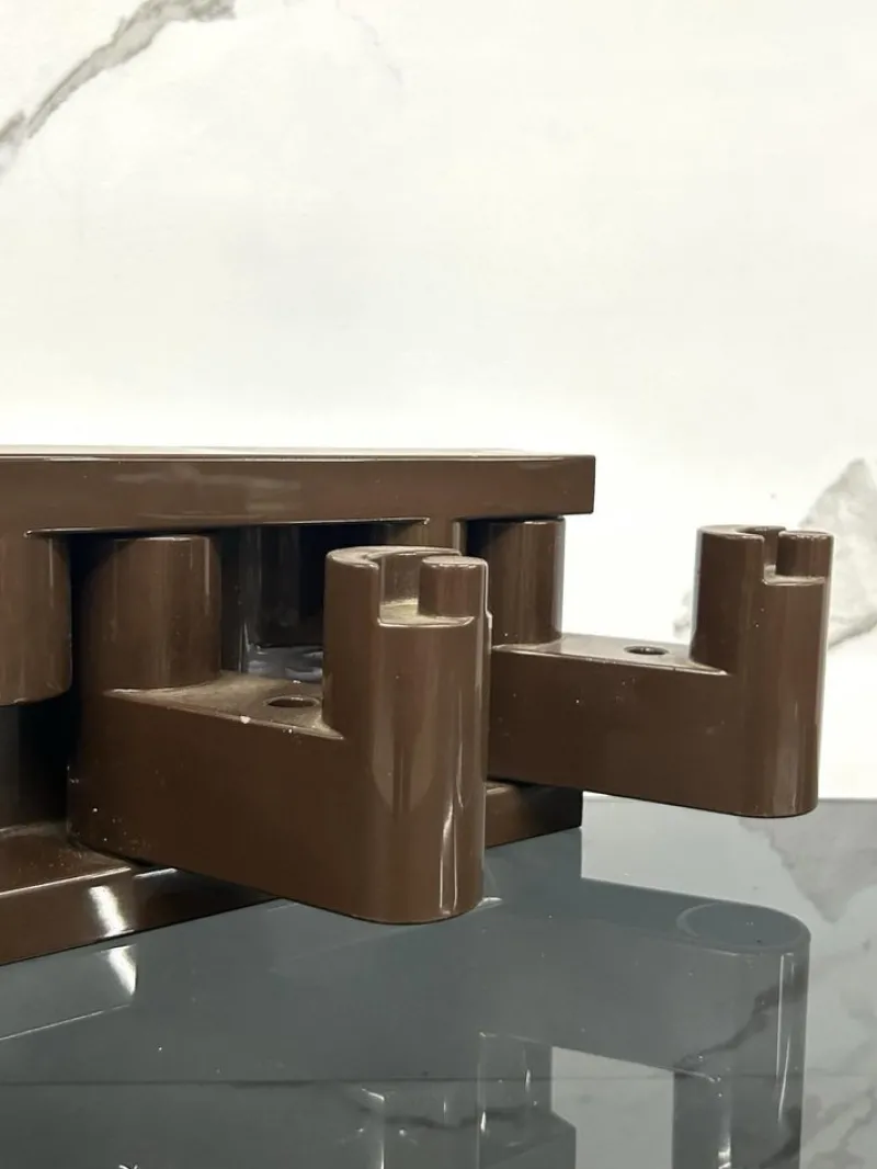 Pamono Minivip Wall-Mounted Coat Rack attributed to Benanti and Brunori for Velca Legnano, 1970> Shelves & Wall Units
