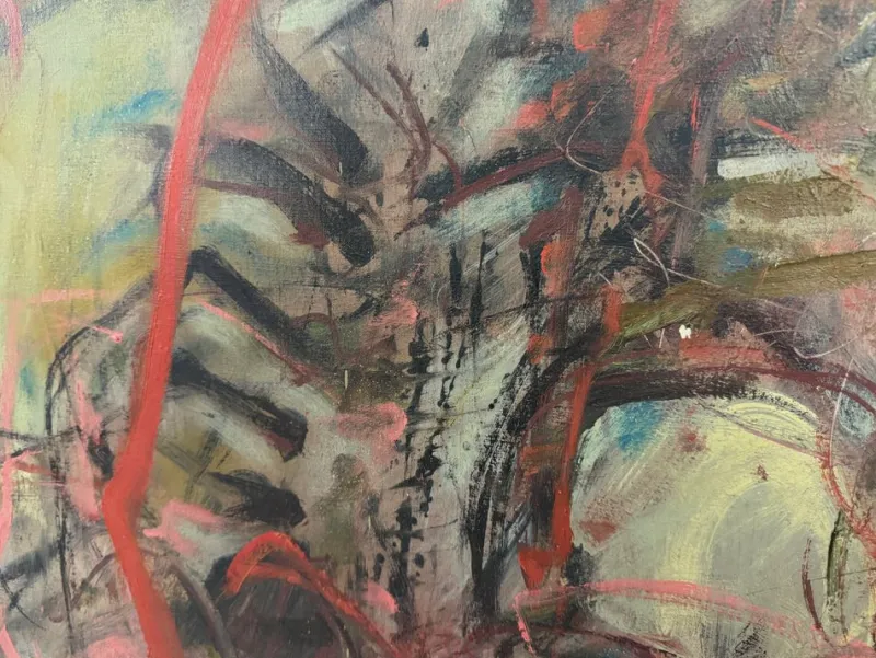 Pamono Mino Ceretti, Abstract Composition, 1950s, Oil on Canvas> Abstraction