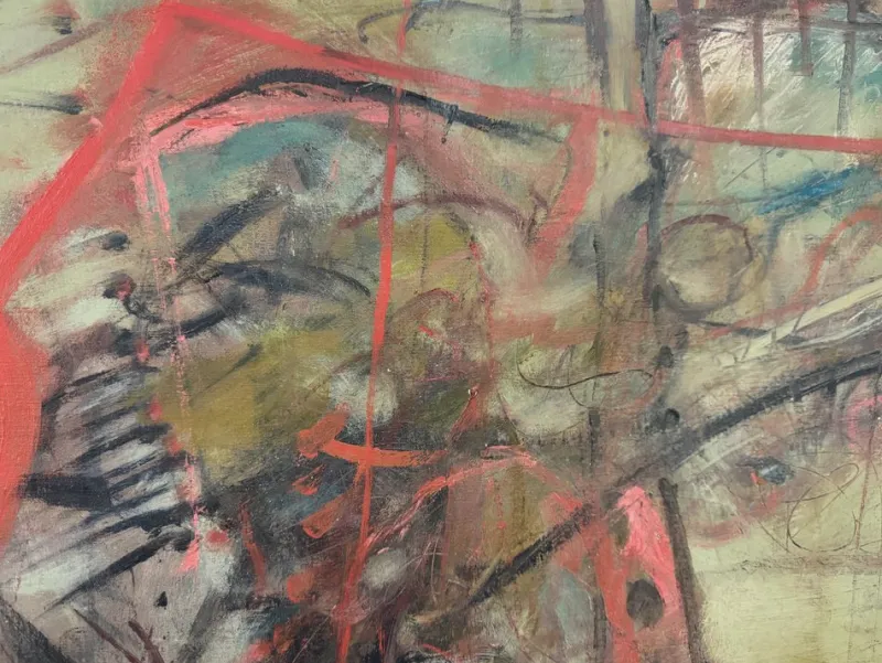 Pamono Mino Ceretti, Abstract Composition, 1950s, Oil on Canvas> Abstraction