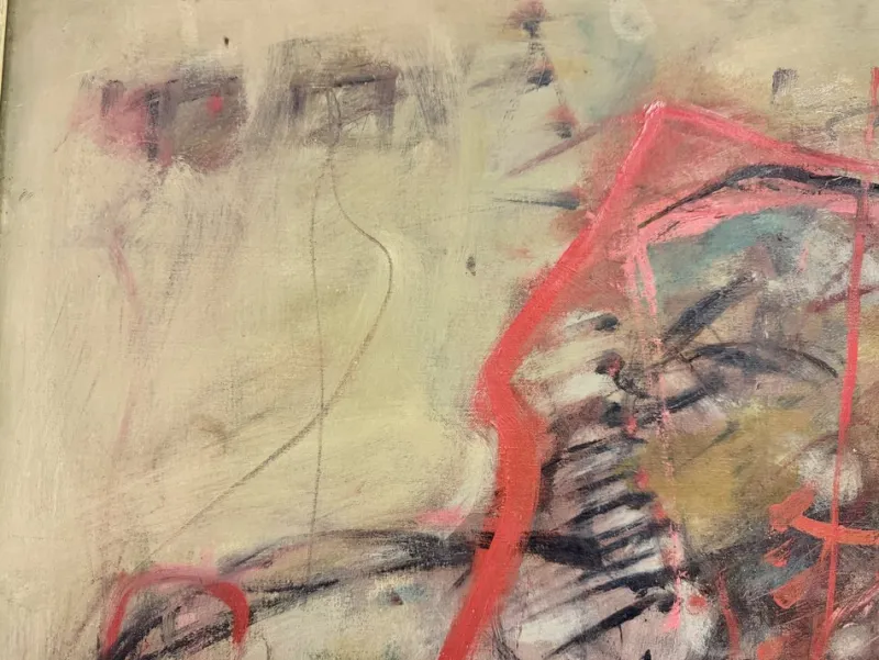 Pamono Mino Ceretti, Abstract Composition, 1950s, Oil on Canvas> Abstraction