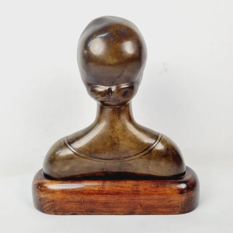 Pamono Mino da Fiesole, Portrait of a Noble Lady, 1800s, Bronze> Sculpture