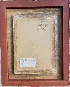 Clearance Pamono Mino Maccari, Figure Study, 20th Century, Watercolor, Framed