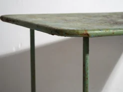 Pamono Mint Green Garden Table, 1920s><noscript><img width=