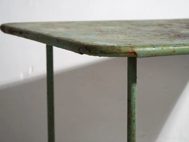 Pamono Mint Green Garden Table, 1920s> Garden Tables